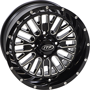 Itp Wheel - Momentum - Front/Rear - Black/Milled - 20x6.5 - 4/137 - 4+2.5 (+10 mm) 2022744731B
