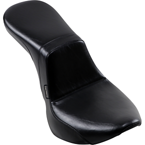 Daytona 2-Up Seat - Without Backrest - Smooth - Black - FXBB LY-543S