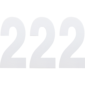 FX Number 2 - White - 6" 02-4462