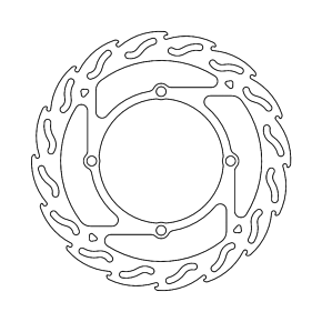 Brake Rotor - Front - Flame 110287-PU