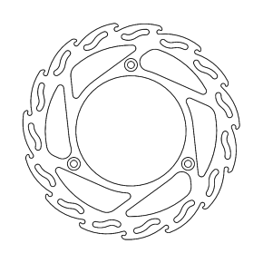 Brake Rotor - Front - Flame 110749-PU