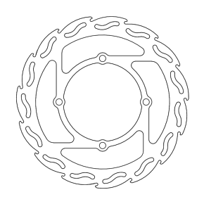 Brake Rotor - Front - Flame 110288-PU