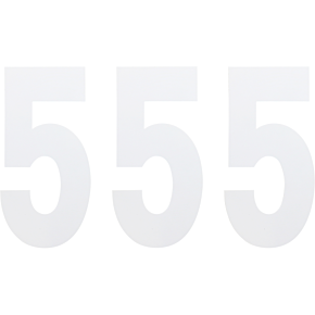 FX Number 5 - White - 6" 02-4465