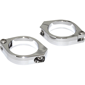 Fork Clamps - 42-43 mm -  Chrome 207-409