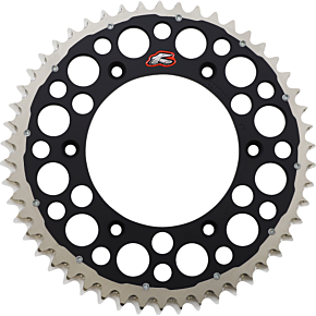 Renthal Twinring™ Rear Sprocket - 50 Tooth - Black 2240-520-50GPBK