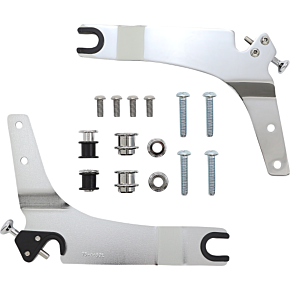 Backrest Kit - 14" - Chrome - Softail 602-2006