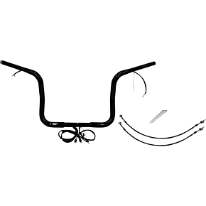 Fat Baggers Inc Handlebar Kit - Rounded Top - 12" - Black 901512-B