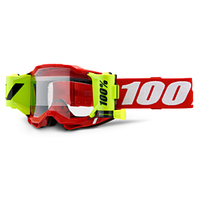 Accuri 2 Forecast Goggles - Neon Red - Clear 50017-00004