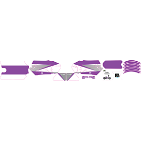 STACYC™ Stability Cycle Graphic Kit - 16" - Brushless - Purple 10-80-208B