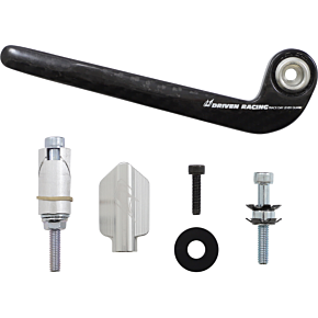 Lever Guard - Carbon Fiber - Clutch - Silver DCTDLG-2-SL