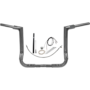 Handlebar Kit - Flat Top - 14" - Chrome 619014