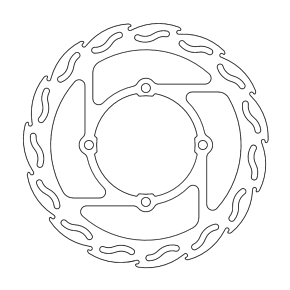 Brake Rotor - Front - Flame 110290-PU