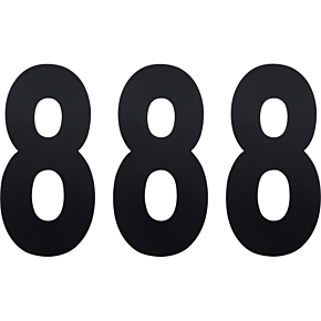 FX Number 8 - Black - 6" 02-4458
