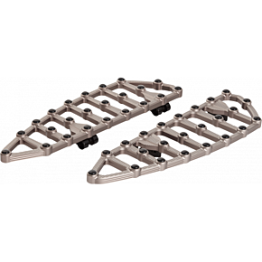 MX Driver Floorboards - Titanium 410-013