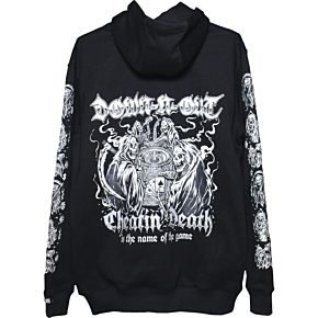 Down-N-Out Cheating Death Hoodie - Black - Large DT10054L