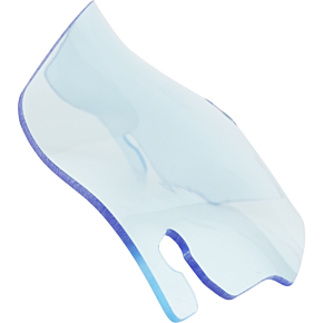 Klock Werks Windshield - 3-1/2" - Blue Ice KWW-01-0657