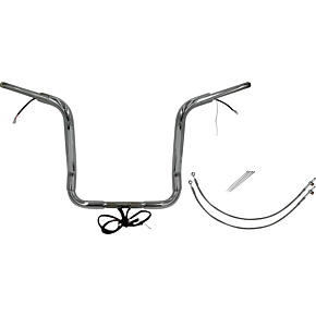 Fat Baggers Inc Handlebar Kit - Pointed Top - 16" - Chrome 801516