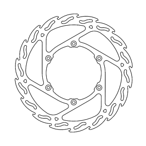 Brake Rotor - Front - Flame 110676-PU