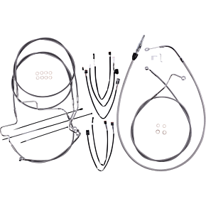 Control Cable Kit - XR - Stainless Steel/Chrome 5891192