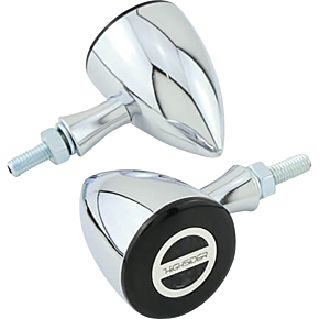 Run/Turn Signal - Bullet - Chrome 204-349