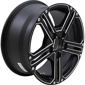 Wheel - SS212 Alloy - Front/Rear - Milled Black - 15x7 - 5/4.5 - 6+1 (+61.8mm) 1522761727B