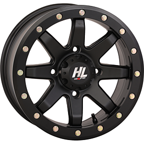High Lifter Wheel - HL9 Beadlock - Front/Rear - Matte Black - 14x7 - 4/137 - 4+3 14HL09-1436