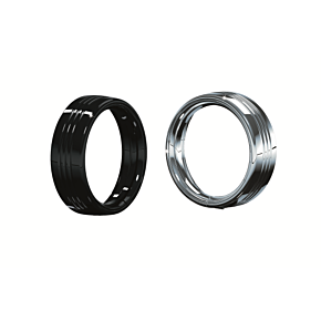 Kuryakyn 7" Headlight Trim - Black - 7276