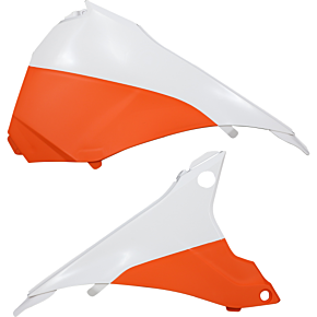 Acerbis Airbox Cover - KTM - White/16 Orange