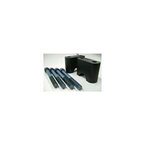 Eagle Manufacturing and Engineering Handle Bar Risers - 38mm (Eagle Mfg. ) Silver