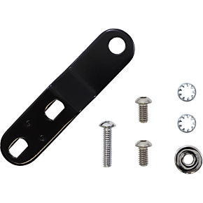 Bare Bones Pillion Pad - Diamond - Black - FXLR LYR-007PDMWTP