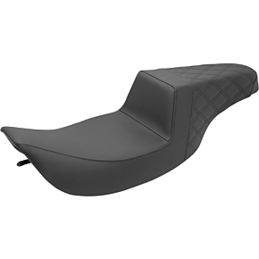 Step Up Seat - Passenger Lattice Stitched - Black