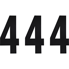 FX Number 4 - Black - 6" 02-4454