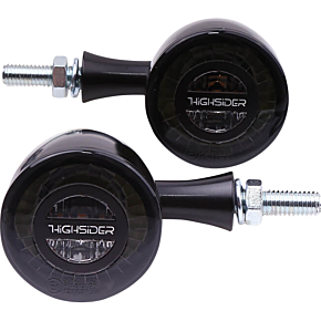 Run/Turn Signal - Bullet - Black 204-348