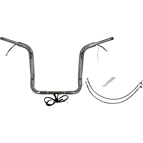 Fat Baggers Inc Handlebar Kit - Pointed Top - 16" - Chrome 802516