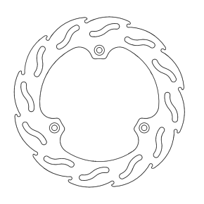 Brake Rotor - Front - Flame 110243-PU