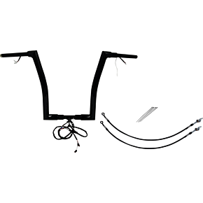 Handlebar Kit - Flat Top - 16" - Black 601316-B
