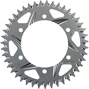 Vortex Aluminum Sprocket - Silver - Rear - 43 Tooth 491A-43