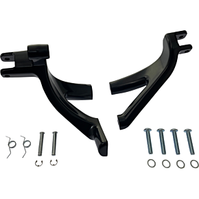 Forward Control Support Bracket - Black - Softail 1622-0572