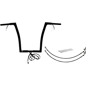 Handlebar Kit - Flat Top - 16" - Black 701916-B