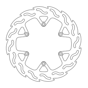 Brake Rotor - Rear - Flame 110600-PU