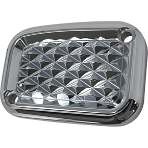  Master Cylinder Lid - Brake - Front - Diamondback - Chrome C3076-C