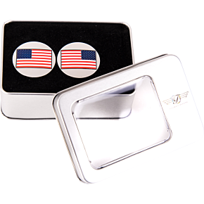 Figurati Designs Swing Arm Covers - American Flag - Reversed FD20-AF-SS