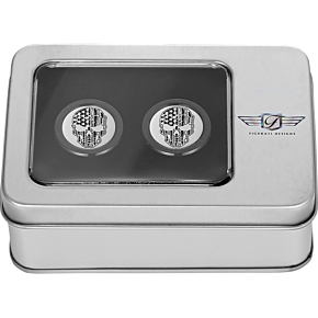 Docking Hardware Covers - American Flag Skull - Short - Contrast Cut - Black FD27-DC-2530-BK