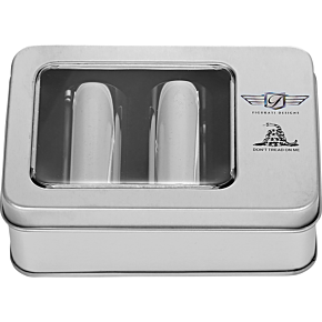 Docking Hardware Covers - Don't Tread On Me - Long - Stainless Steel FD40-DC-2545-SS