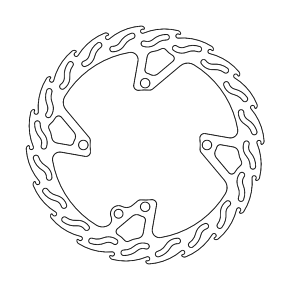 Motomaster Brake Rotor - Front - Flame 110666-PU