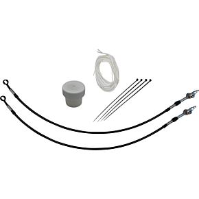Fat Baggers Inc Installation Kit - Hydraulic Clutch - 12" - Black 109712-B