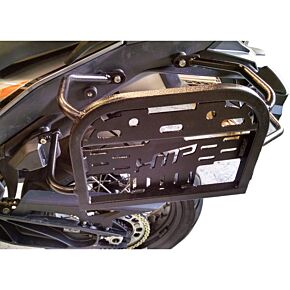 Happy Trails Products KTM1090, 1190 &1290 SU RACK WITH 2 INNER TOOL PLATE BASES