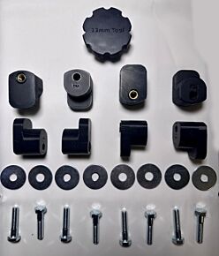 Mountain Research パーツ フード Aluminum Pannier Mount Kit