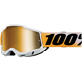 100-PERCENT Accuri 2 Goggle Shiv Mirror True Gold Lens