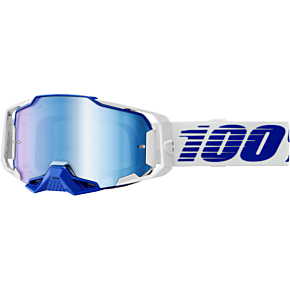 100-PERCENT Armega Goggle Blue Mirror Blue Lens